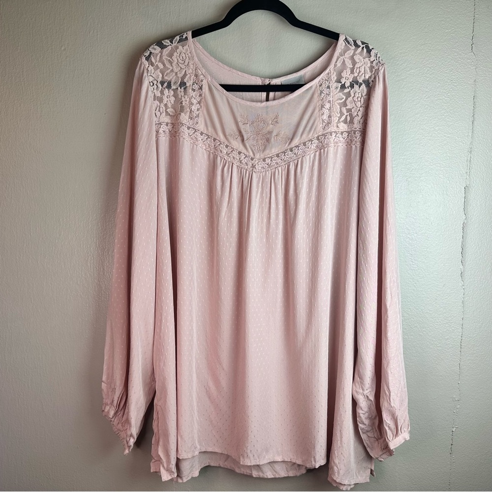 Avenue Dusty Pink Top/Blouse sz22/24 - Picture 1 of 6